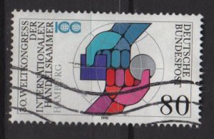 GERMANY 1990 - Scott 1609 used - 80pf,  Intl Chamber of commerce (H-26)
