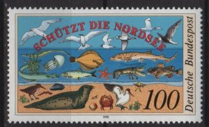 Germany 1990 - Scott 1598  MNH -  100pf,  North Sea   (7-66)
