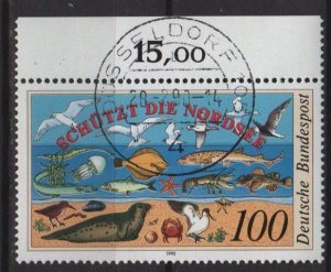 Germany 1990 - Scott 1598  CTO -  100pf,  North Sea   (7-65)