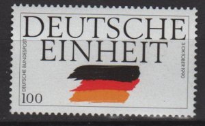 Germany 1990 - Scott 1613  MNH -  100pf, German Reunification (7-74)