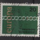 Germany 1971 - Scott 1064 used - 20pf,Europa issue (7-85)