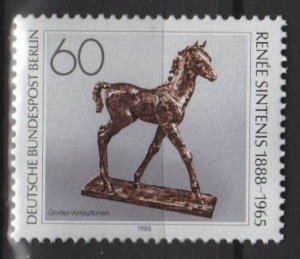Berlin 1988 -  Scott 9N570 MNH  - 60 pf,  Bronze sculpture by Renee Sintenis (7-111)