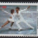 Berlin semi postal 1988 -  Scott 9NB255  MNH - 80 + 40 pf,  sports, Figure skating (7-119)