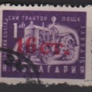 Bulgaria 1957 - Scott 973 used -16s on 1l, Tractor type of '51 overprinted   (7-424)