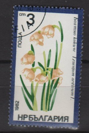 Bulgaria 1982 - Scott 2830  CTO -  3s, Medicinal plants (L-716)