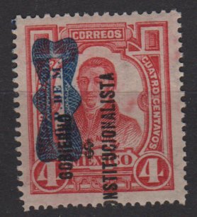Mexico 1916 - Scott 531 MH - 4c, Juan Aldama (ru-600)