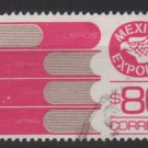 Mexico 1975/87 - Scott 1133a  used  - 80p,  Export emblem & books (8-325)