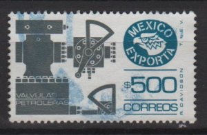 Mexico  1987/88 - Scott  1496 used  - 500p,  export emblem & Petroleum valves (7-463)