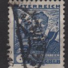 Austria 1934/35 - Scott  358  used -  6g,  Lower Austria  costume  (8-375)