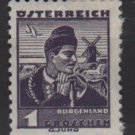 Austria 1934/35 - Scott  354 MH - 1g, Burgenland costume (8-367)