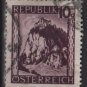 Austria 1946/47  -  Scott 485 used -  10g, Scenic View, Hochisterwitz (8-428)