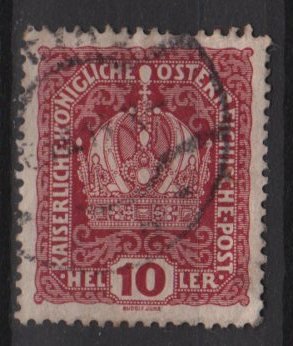 Austria  1916/18 -  Scott 148  used  - 10h, Austrian Crown (8-511)