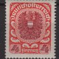 Austria 1920/21  -  Scott  244 used    - 4k, Coat  of Arms (8-581)