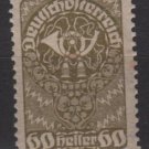 Austria  1919/20 -  Scott 216 MH - 60h, Post horn (8-556)