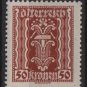 Austria 1922/24  - Scott  264  MH  - 50k, Symbols of  Labor & Industry (8-635)