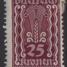 Austria 1922/24  - Scott  261 MH - 25k, Symbols of   Agriculture (8-628)