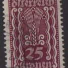 Austria 1922/24  - Scott  261 used - 25k, Symbols of   Agriculture (8-626)