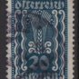 Austria 1922/24  - Scott  260 used  - 20k, Symbols of   Agriculture (8-624)