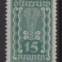 Austria 1922/24  - Scott  259 MH  - 15k, , Symbols of   Agriculture (8-620)