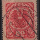 Austria 1920/21  -  Scott  238 used  - 80h,  Coat  of Arms (8-592)
