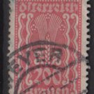 Austria 1922/24  - Scott 273 used - 200 k, Symbols of  Agriculture  (8-658)