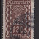 Austria 1922/24  - Scott  269 used - 120k, Symbols of  Agriculture  (8-647)