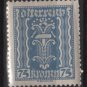 Austria 1922/24  - Scott 266  MH - 75k, Symbols of  Labor & Industry (8-642)