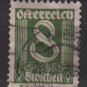 Austria 1925/27  - Scott 310  used -  8g, Numeral (8-705)