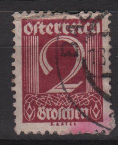 Austria 1925/27  - Scott 304  used -  2g, Numeral (8-697)