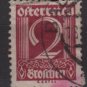 Austria 1925/27  - Scott 304  used -  2g, Numeral (8-697)