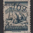 Austria 1925/27  - Scott 314  used -  16g, Fields crossed by Telegraph wires  (8-693)