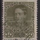 Austria 1908/13 - Scott 119a  used - 30h,  Franz Josef (8-685)