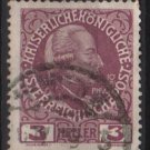 Austria 1908/13 - Scott 112 used - 3h,  Josef  II (8-671)