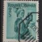 Austria 1948/52  -  Scott 546  used  -  2s,  Austrian Costumes, Upper Austria (8-755)