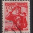 Austria 1948/52  -  Scott 532  used  -  60g,  Austrian Costumes, Carinthia (8-740)