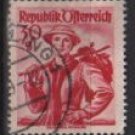 Austria 1948/52  -  Scott 526 used  - 30g,  Austrian Costumes, Salzburg (8-730)