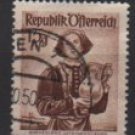 Austria 1948/52  -  Scott  523 used  - 15g, Austrian Costumes, Burgenland (8-726)