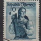 Austria 1948/52  -  Scott  522 used  - 10g, Austrian Costumes, Styria Salzkammergut (8-724)