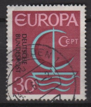 Germany 1966 - Scott 964 used - 30pf, Europa issue, common design (9-363)