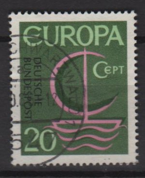 Germany 1966 - Scott 963 used - 20pf, Europa issue, common design (9-359)