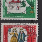 GERMANY semi-postal 1967 -Scott #B418-B421 (4) used - Tale, The princess & the Frog (9-364)