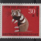 Germany semi postal 1967 - Scott B424 MNH - 30 + 15 pf, Animals type of ´66, hamster  (9-384)