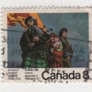 CANADA 1973 - scott 619 used - 8c, Scottish Settlers  (d-493)