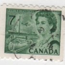 CANADA 1971 - Scott 549 , coil - Elizabeth II, Transportation means    (o-325)