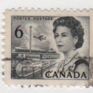 CANADA 1967 - Scott 460 used - 6c Queen Elizabeth II , Transportation means  (P-199)