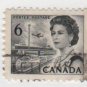 CANADA 1967 - Scott 460 used - 6c Queen Elizabeth II , Transportation means  (P-199)