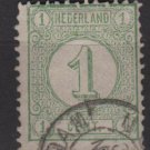 Netherlands 1876 - Scott 35 used - 1c, Numeral    (8-501)