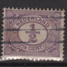 Netherlands 1898 - Scott 55 used - 1/2c, Numeral  (8-505)