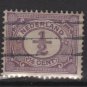 Netherlands 1898 - Scott 55 used - 1/2c, Numeral  (8-505)