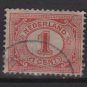 Netherlands 1898 - Scott 56 used - 1c, Numeral  (8-508)